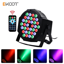 EKOOT remote control 36 LED par light Sound control background flood light Stage laser KTV bar dyeing wedding