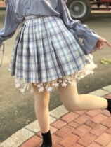 jk uniform womens skirt pumpkin pants anti-gloss lace autumn and winter lining jk leggings small star skirt