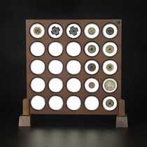 Old money house 52mm round box coin display screen (CPA)