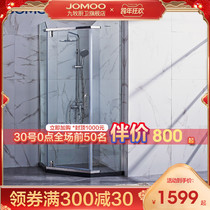Jiumu overall shower room Integrated Household tempered glass bathroom partition Diamond Shower room M784
