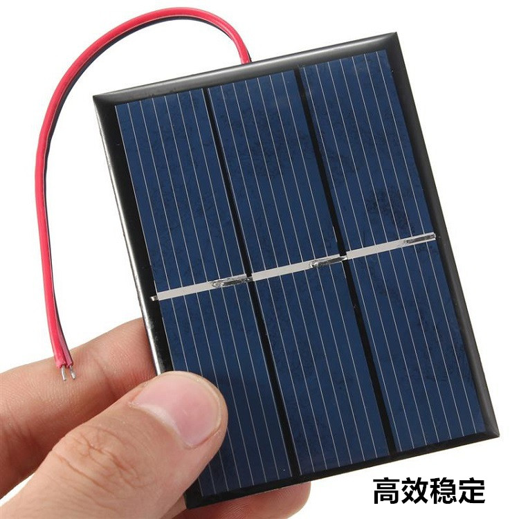 0.65W 1.5V Solar Panel Strip Line Solar Droplet Panel DIY Solar Panel 60*80*3MM