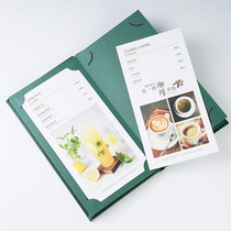 Menu design and production of recipes Custom insert menu This loose-leaf recipe This custom tea list Custom price list