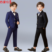 Childrens suit suit boys new flower boy gown The piano plays out to be a handsome kid to fix a suit jacket spring