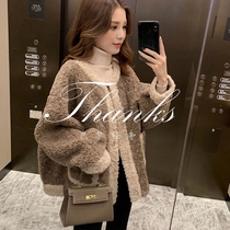 sandro asw Small Fragrant Sweater Jacket Women 2021 Autumn Winter New Color Blouse Round Neck Top Size