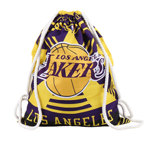 Lakers basketball bag Backpack Basketball bag training bag Shoulder storage bag bundle mouth large capacity Bucks basketball net
