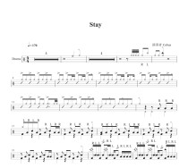 Cobus-STAY drum accompaniment dynamic drum score jazz drum song kit drum drum score