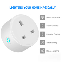 Factory for sale Tuya smart plug with Alexa Google use home wifi wall sockets