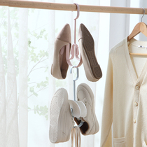 Sunsher rack home hanging shoes outdoor balcony clothes shoes adhesive hook outdoor cooler rack artifact