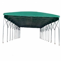 Guangdong push-pull tent Movable tent Awning Mobile folding tent Telescopic awning Outdoor warehouse greenhouse food stall