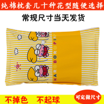 Children's pillowcase cotton cartoon cute baby 30*50 single pillow cotton kindergarten nap primary school pillow