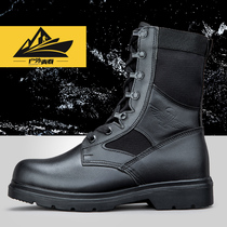 Summer 06 paratroopers ultra-light land boots mens combat boots training security shoes breathable combat training boots tactical boots
