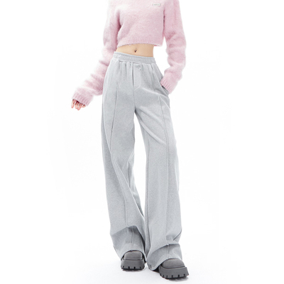 taobao agent Winter design warm sports warm jeans, 2022, trend of season, elastic waist