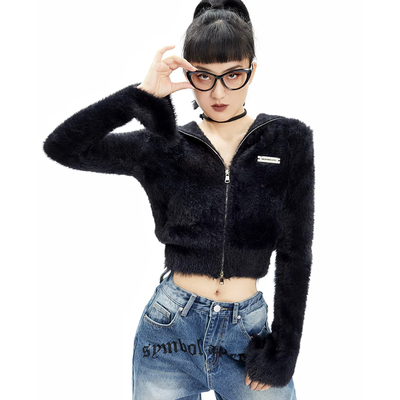 taobao agent Design jacket with zipper, winter short top, American style, trend of season, 2022 collection