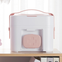 Japan imported MUJIE childrens medicine box household first aid kit large capacity baby medicine box Family Medical box small