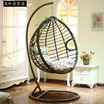 Rocking basket chair hanging chair hanging basket chair room swing wicker chair home lazy orchid chair swing indoor balcony Leisure