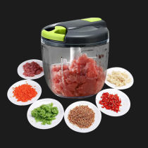 Meat grinder manual household hand-pull type cutting and chopping meat minced vegetables Chili net red small cooking machine stirring dumpling stuffing artifact