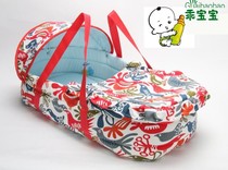 Baby car bed basket carrying basket out portable basket new child discharged safe lying flat