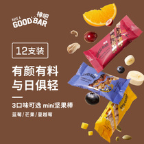 GoodBar Nut Bars 12 mini Mixed Flavors Daily Nut Snacks Boxed
