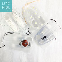 Sun Shoes Anti-Yellow Bag Disposable Non-woven Shoes Cashier Bag Small White Shoes Anti Dust Sunburn Shoes Cover Clothe Shoe Cover Washing Shoes Bag