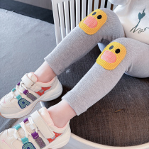 Girl Beats Bottom Pants Spring Autumn Season Thin Children Dress Children Foreign Air Trendy Long Pants Woman Baby Spring Dress Outside Wearing Pants
