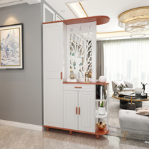 Modern simple entrance porch living room screen decoration Hall cabinet into home shoe cabinet integrated double-sided storage partition cabinet