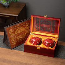 Tea packaging gift box empty box new ceramic tea tank storage tank sealing tank private custom universal half catty