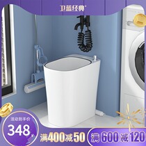 Wei Lan Classic Very Narrow Mop Pool Balcony Top Ceramic Bucket Pool Household Narrow and Long Small Scrub Mop Pool