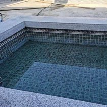 Big flower green natural Dali stone mosaic tile pool fish pond landscape pool mosaic Net red retro