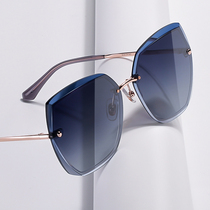 Helen Kellers new sunglasses anti-UV glasses goddess Festival polarized big face sunglasses women slim H8918