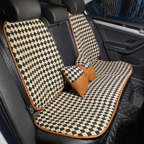 Car seat cushion three-piece temperament Lingge car rear full set of winter seat cushion fart cushion four seasons universal female