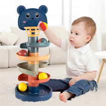 Baby toys educational fun early education for more than 6 months boy baby track ball turn baby toys
