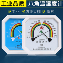 Fragrant color temperature and hygrometer high precision industrial dry humidity meter household indoor breeding greenhouse hanging laboratory Special