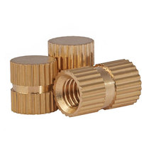 M3M4M5M6M8M10 Blind hole single-pass B-type embedded parts Injection copper inlaid parts knurled nuts*5 20