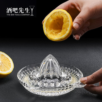 Mr Bar Japan imported Toyo Sasaki Mini Glass Lemon squeezer Manual juicer juicer