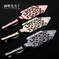 Mr. Bar creative stainless steel absinthe spoon sugar filter filter ice grid bitter filter bitter essence spoon