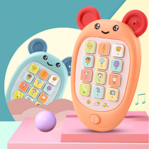 Baby can bite simulation puzzle early education childrens music mobile phone toy baby phone boy Child girl 1 year old 3