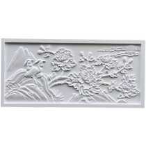 Villa exterior wall decoration relief factory direct sales European-style foam carved background wall imitation sandstone custom eps relief