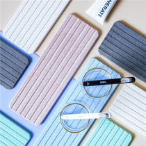 Diatom mud absorbent pad toilet wash table toothbrush coaster sink sink quick-drying soap pad diatomaceous earth long tray