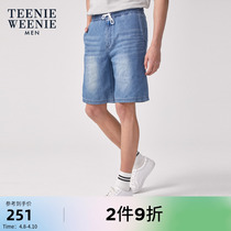 TeenieWeenie Little Bear mens fashion Fashion Loose Casual Denim Shorts Summer Men Pants Tide