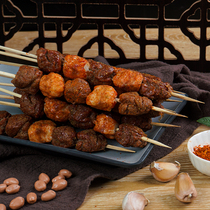 Simulation roast beef kebab kebab roast gluten model fake barbecue skewer decoration props childrens toy photography