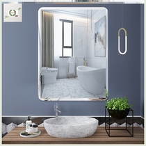 Front mirror Bathroom mirror Bathroom Small bathroom mirror Nordic environment Wash room Bathroom Bathroom Glass mirror room mirror Student
