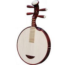 Fanchao national plucked musical instrument performance Xipi Erhuang Peking Opera ticket member Folk music Yueqin Musical instrument Sycamore wood panel