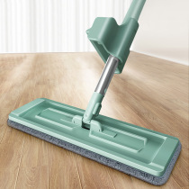 Hands-free mop Household one-drag net lazy mop Wet and dry mopping artifact flat large mop top cloth