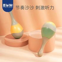 Baby sand hammer soft musical instrument toys children grasp kindergarten rattle newborn newborn early education baby can gnaw bite boiled