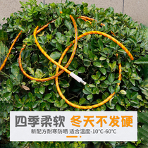 High pressure spray pipe three rubber four-wire hose agricultural spray pipe PVC hose full woven rubber pesticide outlet pipe