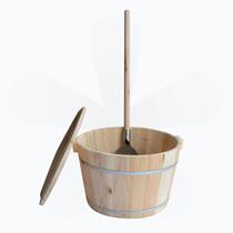 Chop pepper tool household chop knife chili wooden barrel commercial stainless steel chopper blade knife blade chop pepper shovel pure shirt Wood