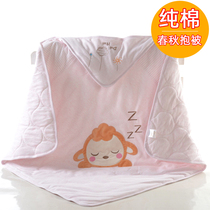 Newborn baby hustling Spring and Autumn Winter newborn bag cotton thickened quilt out swaddling baby supplies
