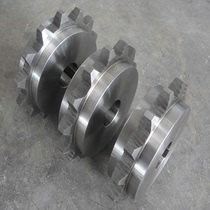 Non-marked custom stainless steel mechanical transmission sprockets 4 sub-08B single double-row lathe transmission gear accessories