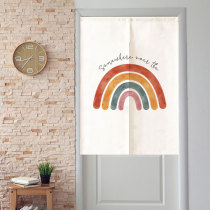 Door curtain partition blinds Home free of stiletto kitchenette Kitchen Shelter Decorated half-curtain Bedroom Toilet Hanging curtain Sins Wind