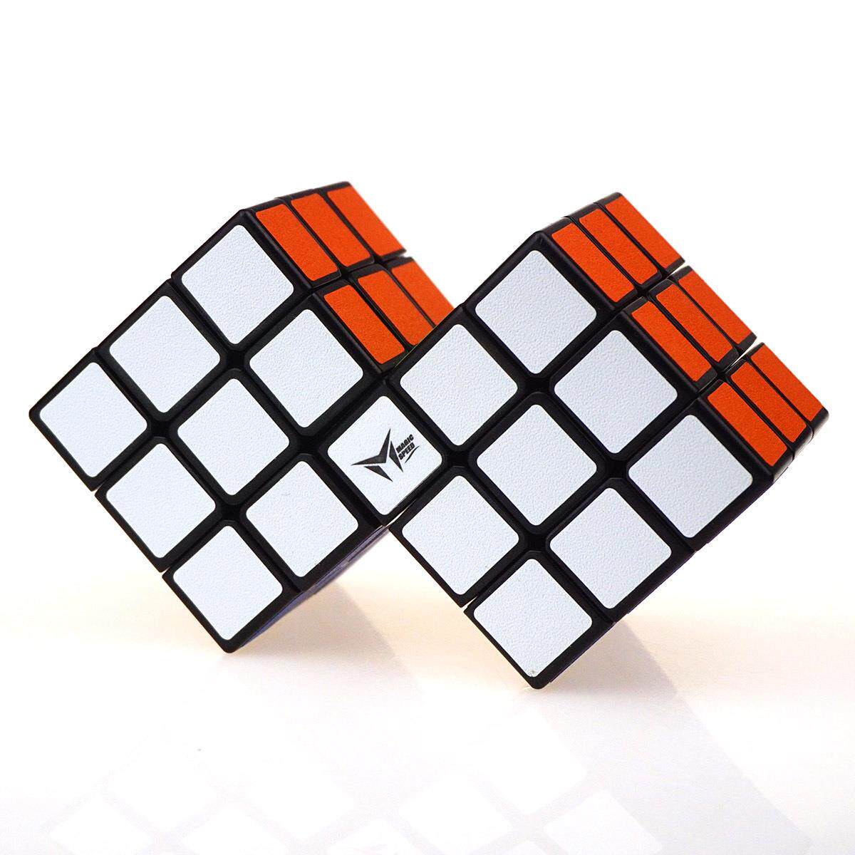 商务休闲连体魔方三阶魔方连体镜面魔难度超难捆绑不规则特殊异